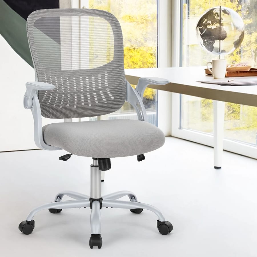 Ergonomic Mesh Office Chair Adjustable Height Swivel Desk Chair Wheels