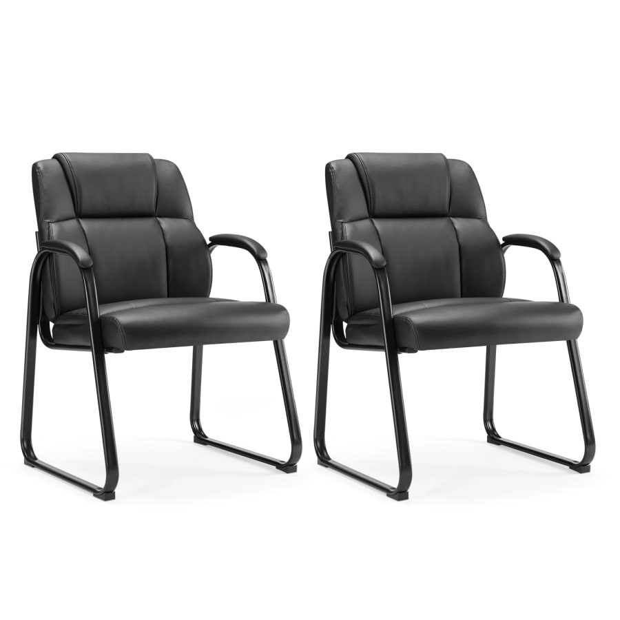 Ergonomic Gaming Chair Waterproof PU Leather Padded Backrest Armrests