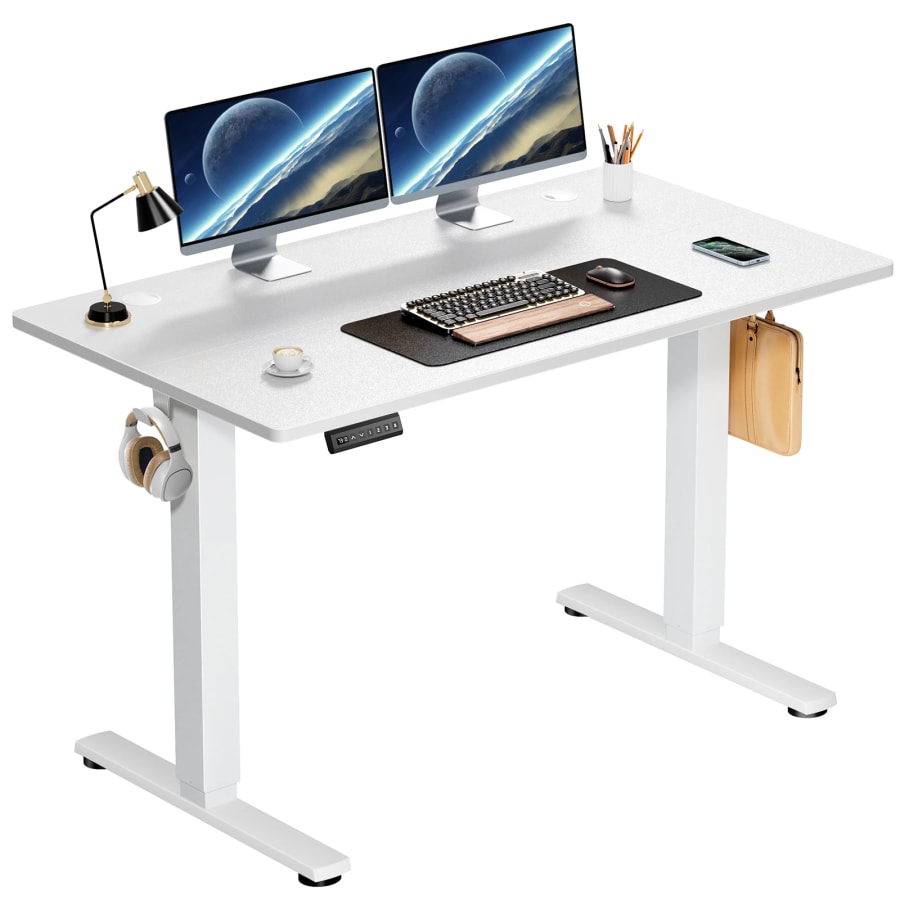 Electric Height Adjustable Standing Desk 40×24 Inch Ergonomic Workstation