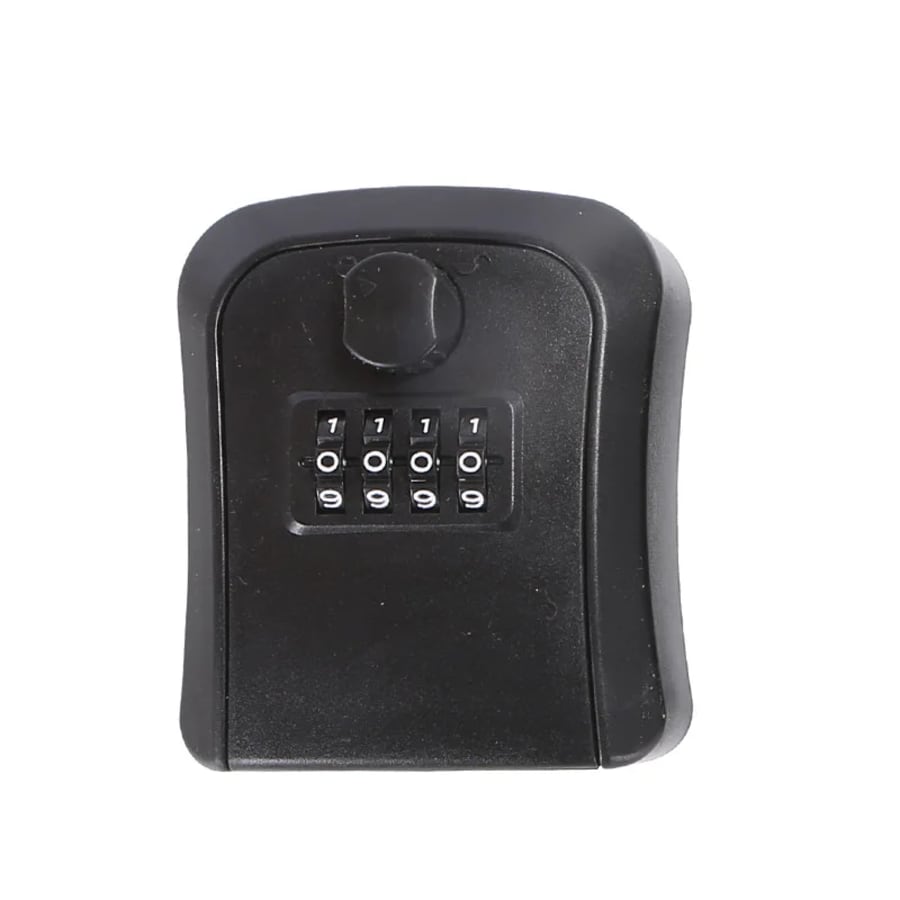 Key Lock Box 4-Digit Code Waterproof Wall Mounted Outdoor Key Storage