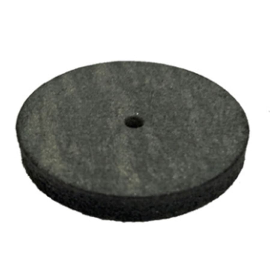 BesQual 100Pk Unmounted Rubber Wheels Square Edge 7/8×1/8″ Silicon Carbide Metal