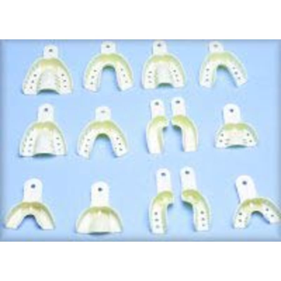 Perforated Impression Trays Full Arch Various Sizes 12/Pk Dental