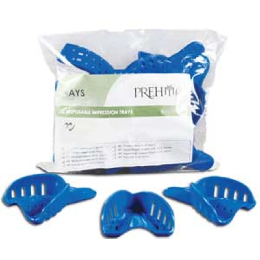 Large Small Perforated Plastic Impression Trays Bag of 12 Options