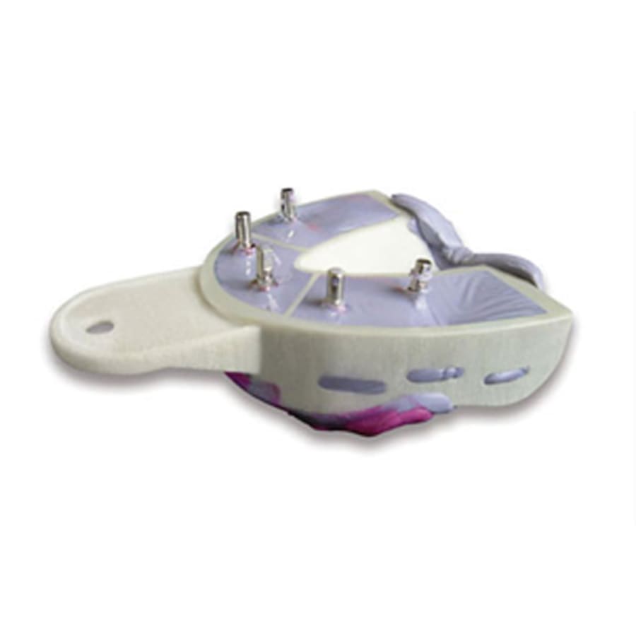 Specialized Implantology Impression Trays Set of 6 Multiple Sizes
