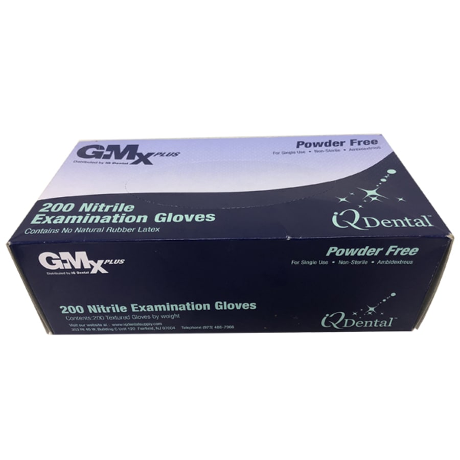 Nitrile Examination Gloves Violet Box 200 Fingertip Textured Powder-free