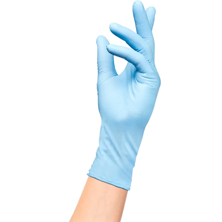 Nitrile Exam Gloves Powder Free Non-Sterile Multiple Sizes Case 1000 - Picture 3 of 9