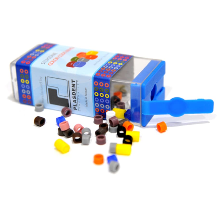 Silicone Instrument Code Rings Large Multiple Colors Packaging Options