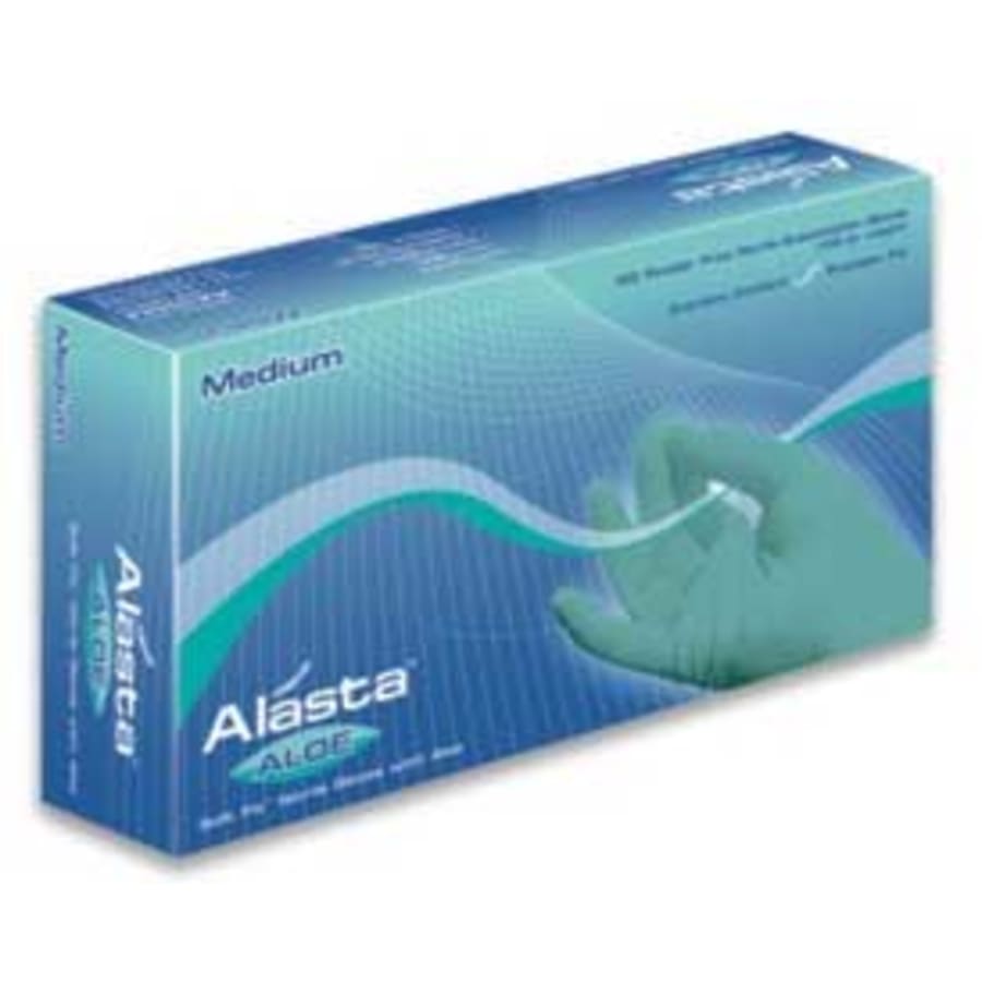Nitrile Gloves Powder-Free Textured w/ Aloe Vera Box 100 Multi Sizes