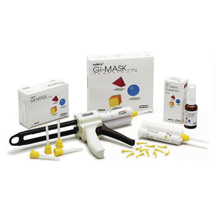 Dental Gingival Mask Silicone Soft Tissue Material 2x50mL Automix Starter Refill