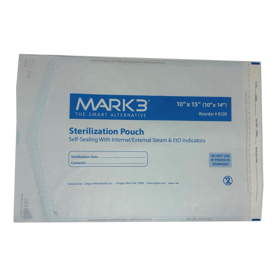 Self-Sealing Sterilization Pouch w/ Steam Indicators 200/Box Multi Sizes