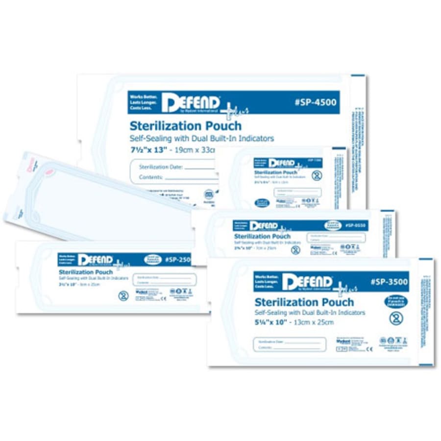 Sterilization Pouch Self-Sealing 60g Paper Triple Seal Dual Indicators