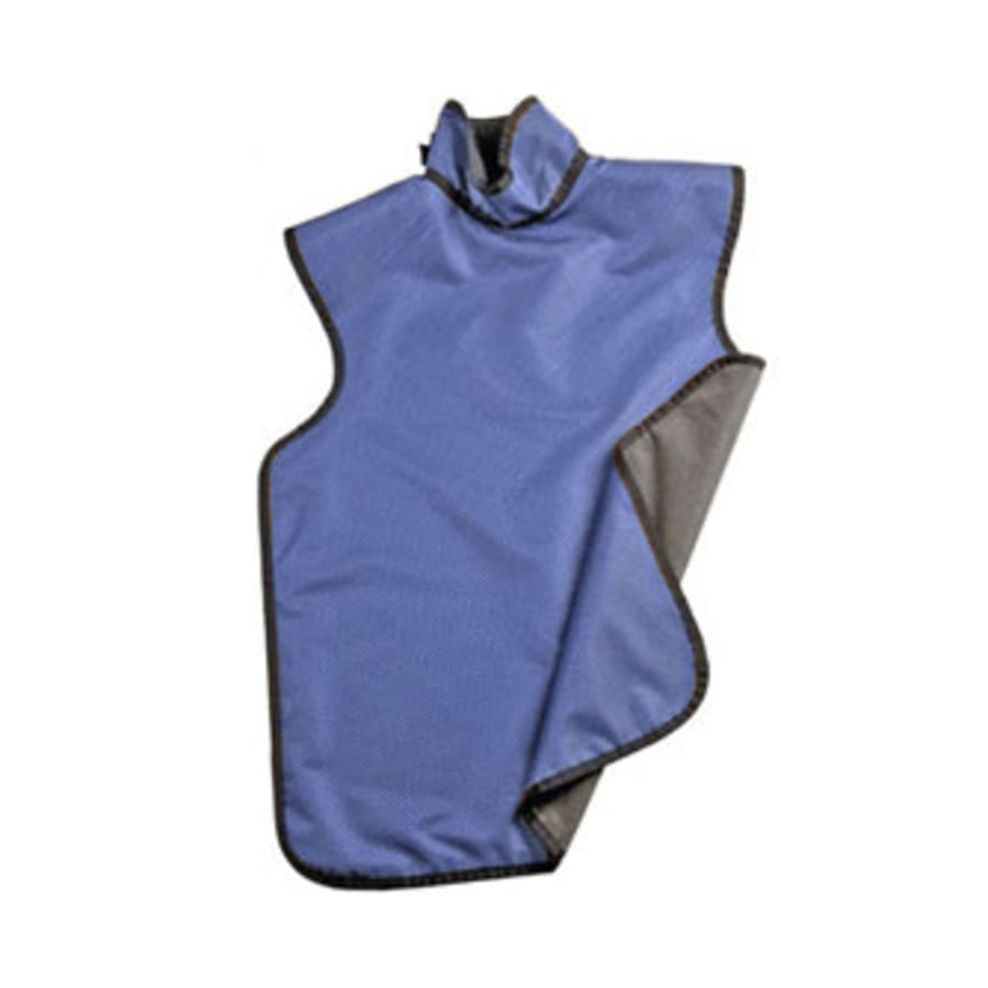 X-Ray Apron Adult Lead 0.3mm 23″x28″ w/ Collar Nylon Foam Backing Thyroid Shield
