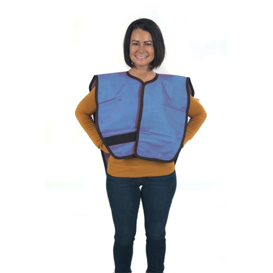 X-Ray Apron Adult Panoramic Poncho Lead 0.3mm w/o Collar Vinyl Dental Medical