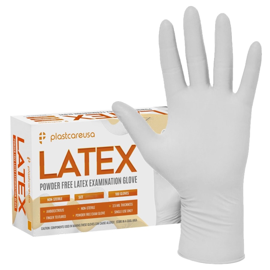 Powder-Free Exam Gloves Thin Disposable 100 pcs Case Multiple Sizes