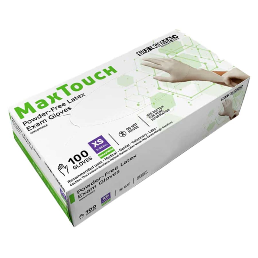 Powder Free Latex Exam Gloves Non-Sterile 100 Box Multisize
