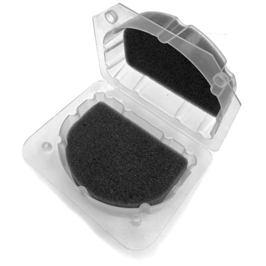 Model & Denture Box Clear Plastic Black Sponge 4" x 2.9" x 2.1" Multi Pk