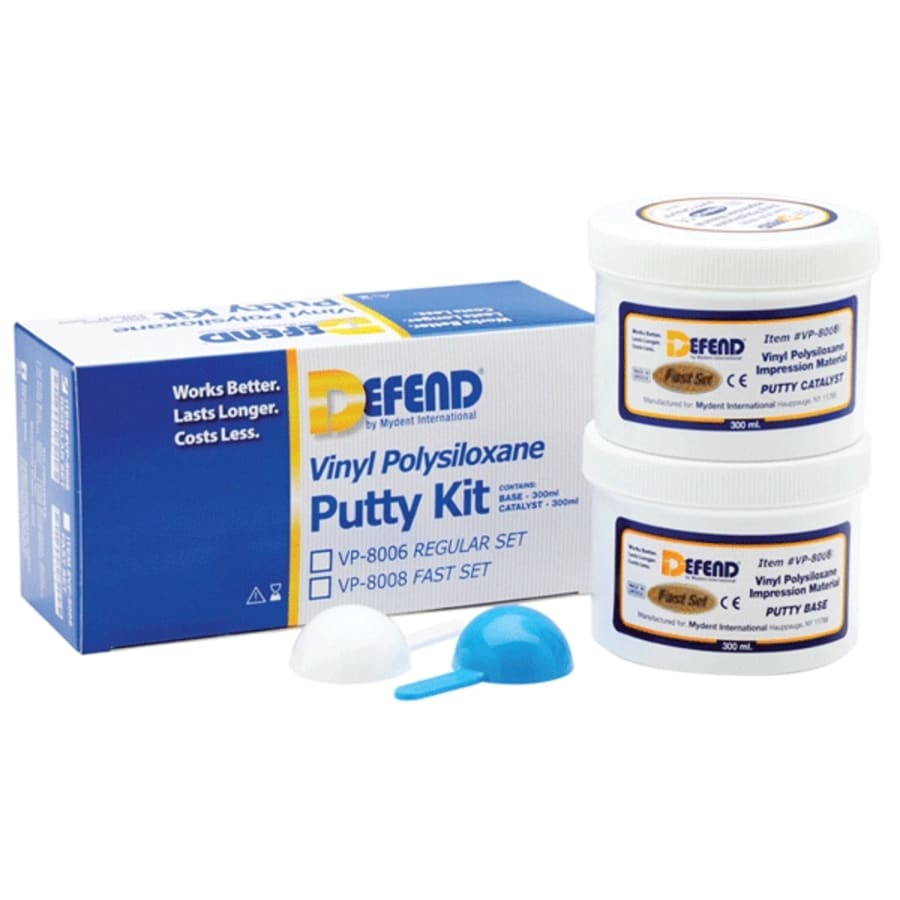 Regular & Fast Set Base Catalyst Putty Kit 2 Jars 300 mL Each
