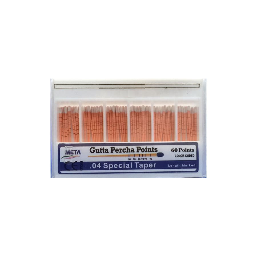 Absorbent Paper Points Taper Size 0.04 Color Coded Box 60 Multiple Sizes