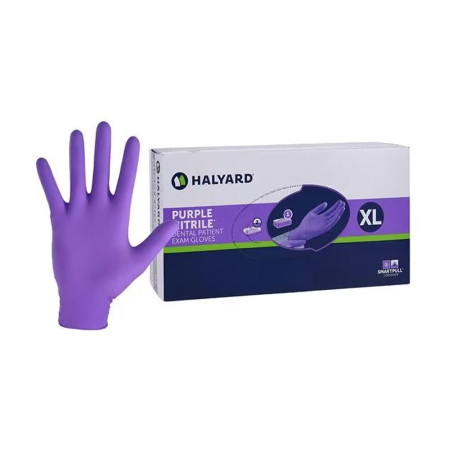 9.5″ Powder-Free Nitrile Exam Gloves Non-Sterile Multiple Sizes 100/Box