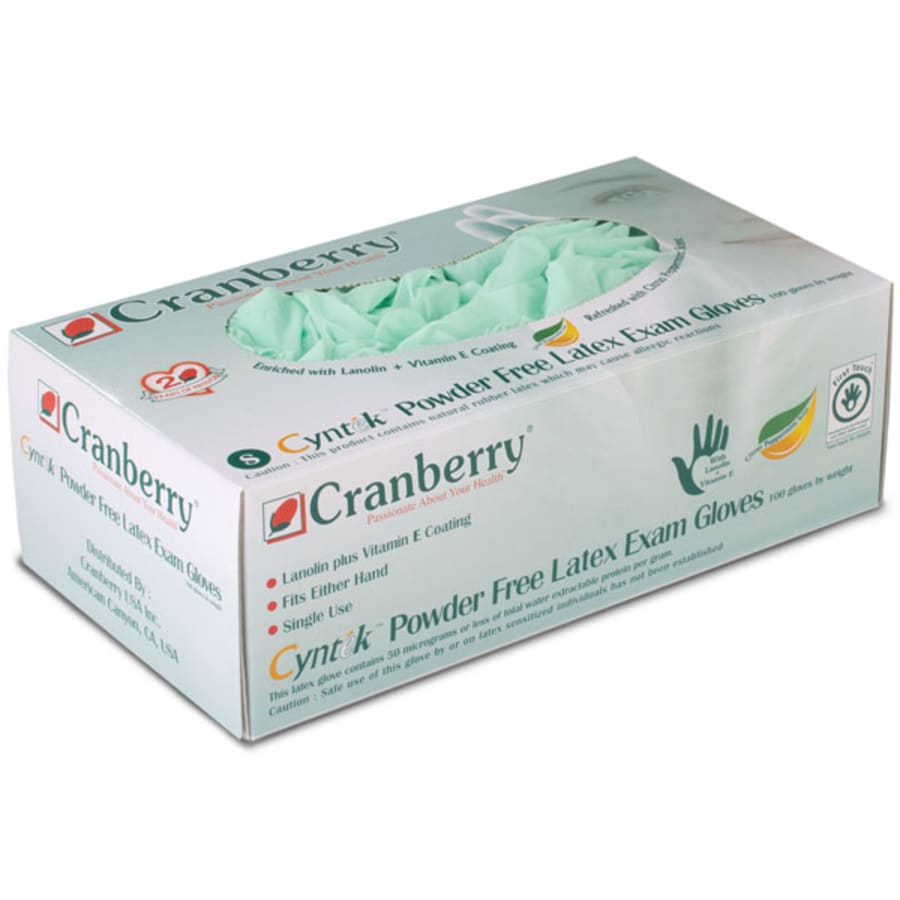Latex Gloves Powder-Free Non-Sterile Micro-Textured 100/Bx 3 Sizes