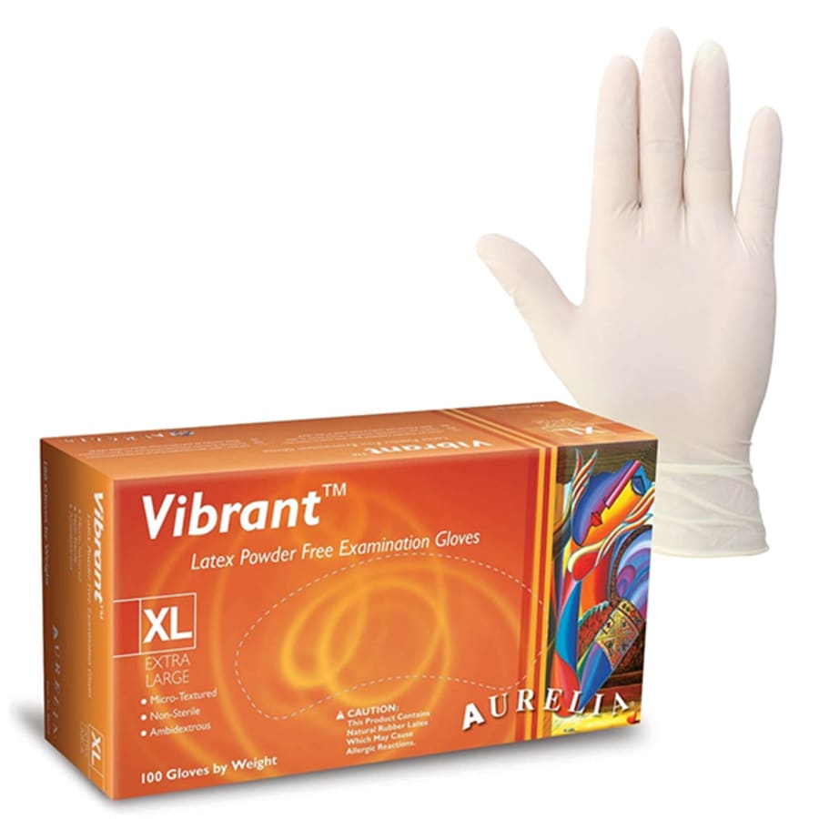 Latex Gloves Powder-Free Micro-textured Multi Sizes Box or Case