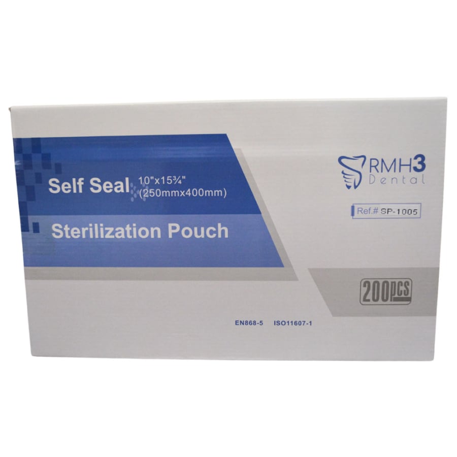 Self-Sealing Sterilization Pouch 10″ x 15″ 12″ x 18″ 200 Cs