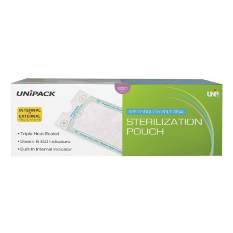 Self Seal Sterilization Pouches 3.5″10″15″ 200/Pk Multi Sizes Heat