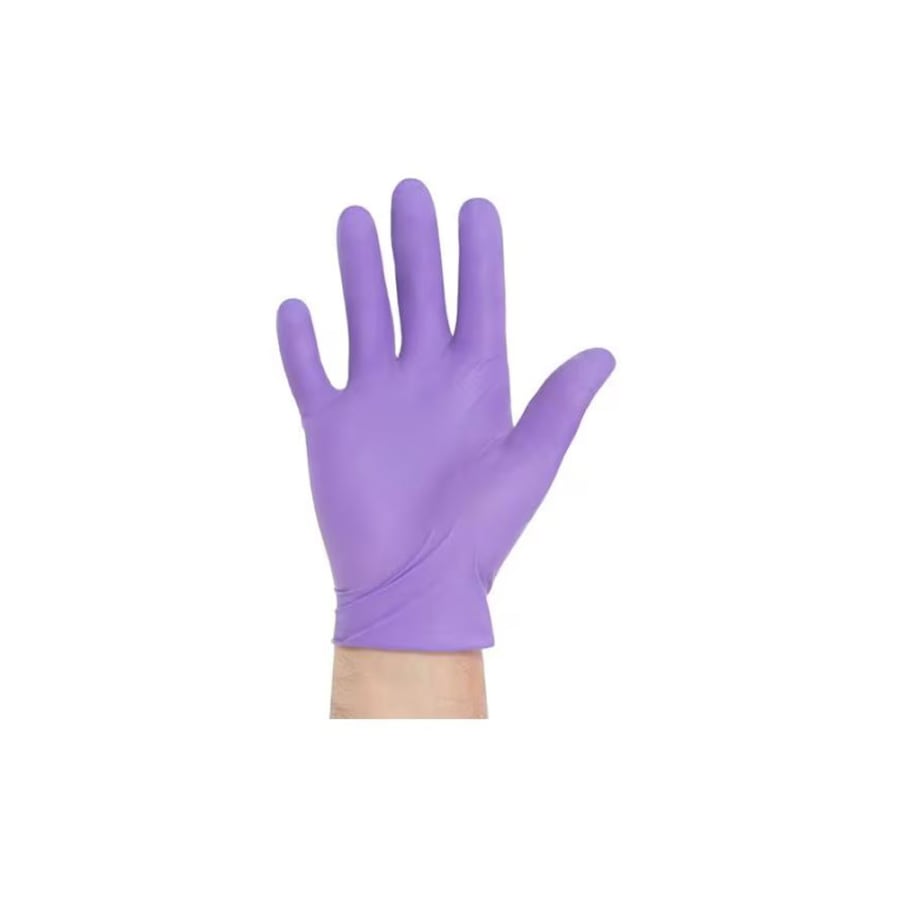 Sterile Powder-Free Nitrile Gloves Textured Multiple Sizes 50 Pairs Box