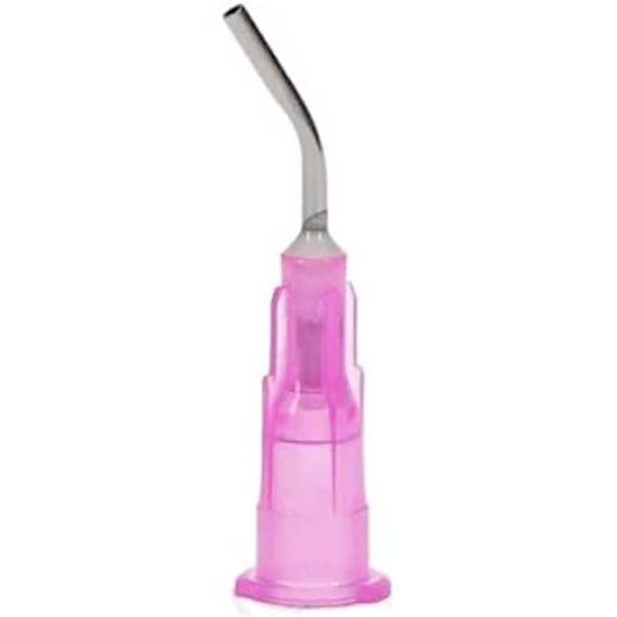 Pre-Bent Applicator Needle Tips 100 pk Multiple Gauges Colors